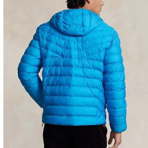 POLO RALPH LAUREN Men's The Colden Packable Hooded Puffer Jacket Sz Large $268 - Picture 3 of 7